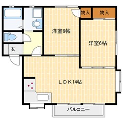 グリーンピアＡの物件間取画像